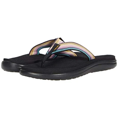 Imagen de Teva VOYA Sandalias de dedo, Mujer, Talla: 37, Antiguous black/multicolor Zapatos
