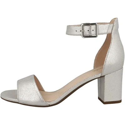 Imagen de Clarks Deva Mae, Zapatos Mujer, Silver Metallic, 37 EU