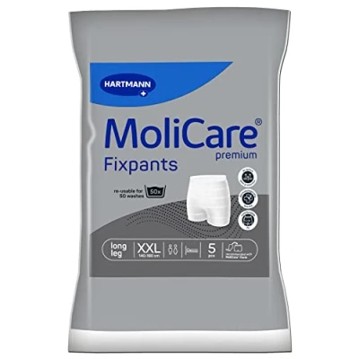 Imagen de pantalones fijos premium de Hartmann Molicarare®, retinianos 5 piezas