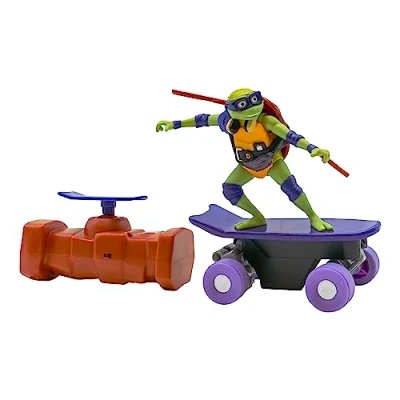 Imagen de TMNT Tortugas Ninja Adolescente Mutante Donatello Mutant Mayhem con Control Remoto Half PipeEdición de Película Caos Juguetes y Regalos para Niños 5+ Años