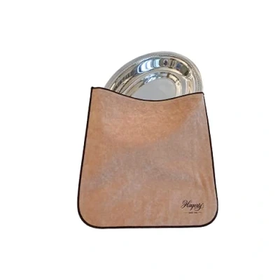 Imagen de Hagerty Silver Guard Holloware Bag funda para artículos de plata y plateado 30x30 cm I práctica terciopelo impregnado con protección antideslustre bandejas, platos, etc.