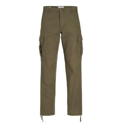 Imagen de Jack &amp; Jones Jpstkane Jjbarkley Pantalones cargo, Hombre, Talla: 42x36, Olive night