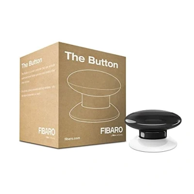 Imagen de FIBARO FGPB 101 2 The Button, 0W, 3.6V, Negro