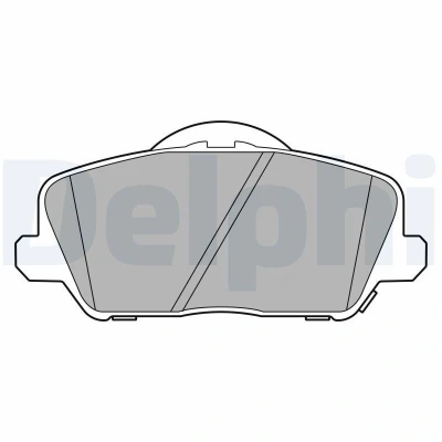 Imagen de DELPHI LP3591 Juego de pastillas freno con avisador acústico desgaste Chapa antichirridos sin accesorios KIA: cee‘d II Hatchback