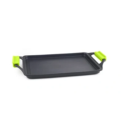 Imagen de IBILI Grill plancha new essential, 27 x 24 cms, Aluminio fundido, Antiadherente, Apto para induccion