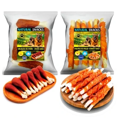 Imagen de Chuches, Snacks Naturales, Premios y Golosinas para Perros, 200 g (Pack 2 Bolsas)