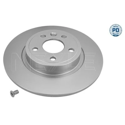 Imagen de MEYLE 18 15 523 0015/PD Disco de freno Eje trasero 300 10 5 108 macizo revestido láminas zinc con tornillos JAGUAR: E Pace