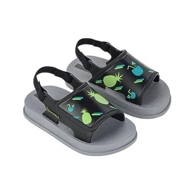 Imagen de Ipanema Soft Baby, Sandalia Unisex bebé, Gris/Negro, 21 EU