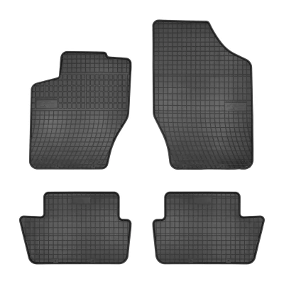 Imagen de FROGUM 0632 Juego de alfombrillas suelo Caucho delante y detrás 4 negro Adaptado CITROËN: C4 I Hatchback, II PEUGEOT: 307 Hatchback