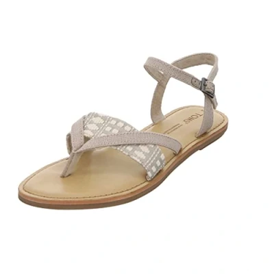 Imagen de TOMS Lexie, Sandalia Plana Mujer, Beige (Marrón Claro), 42.5 EU