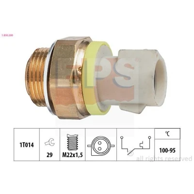 Imagen de Interruptor de temperatura, ventilador del radiador EPS 1.850.280