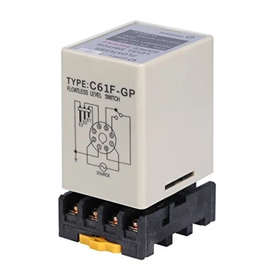 Imagen de Control de Nivel Agua Unidad Relé Líquido 8 Pines, sin Flotador, Bomba Agua, Interruptor Automático AC220V 50 / 60HZ con Tomade Corriente