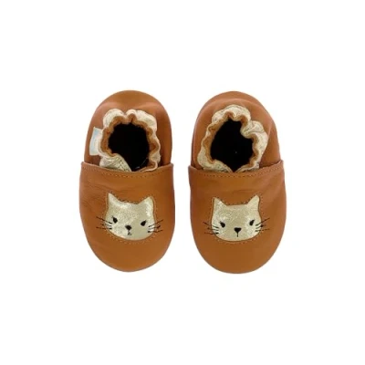 Imagen de Robeez WILD Kitten Patucos para niños, Talla: 23/24, Camel Zapatos