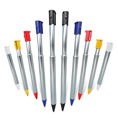 Imagen de subtel 10x Lápiz táctil Compatible con Nintendo 3DS Lapices capacitativos para Pantallas táctiles, Stylus Pen Touchscreen Mango Ajustable