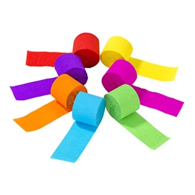 Imagen de Talking Tables Rain Streamer Serpentinas de Papel Arcoiris (Paquete 7)