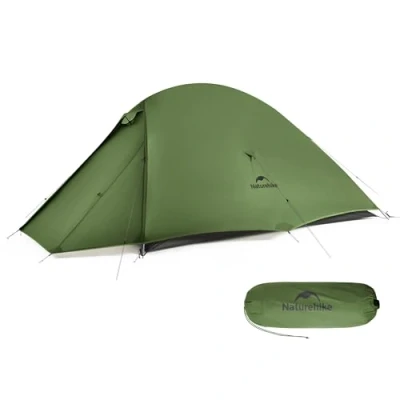 Imagen de Naturehike Cloud Up Pro Tienda de Campaña Ligera para 2 Personas, Fácil Montar Resistente al Viento y Agua Cúpula Viajes Aire Libre Senderismo