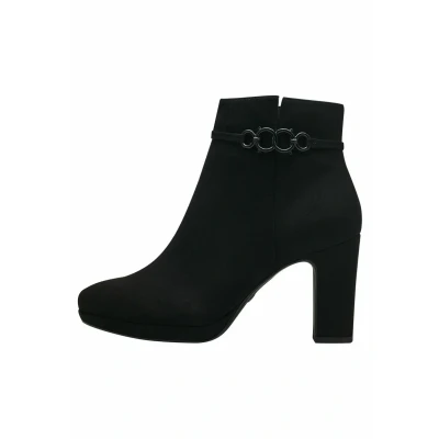 Imagen de Tamaris Botines Con Tacón Cuadrado para Mujer, Textiles, Negros, Veganos, 39 EU