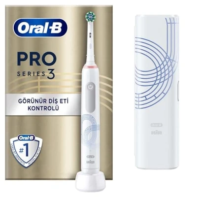 Imagen de ¡Oferta 22% ! Braun Pro3 Black + 4Count Crossaction Pa Cepillo Dental Electrico