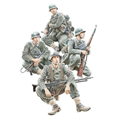 Imagen de Mini Art 35484 Juego de Figuras Escala 1:35 Panzergrenadiere Set 2 reproducción Fiel, modelismo, Kit plástico, Manualidades, Hobby, Pegar, maquetas, ensamblar, sin Pintar