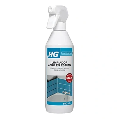 Imagen de HG Limpiador de Moho en Espuma, y Manchas Humedad, Elimina el Paredes, Azulejos, Sellos Baño mucho más 500ml (632050130)