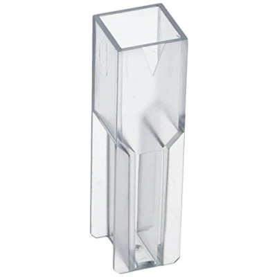Imagen de neoLab Cubetas de poliestireno desechables, semimicro, 1,5 ml capacidad 3,0 ml, 12,5 mm x 45 mm, 100 unidades