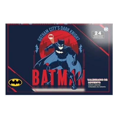 Imagen de CYP Brands Batman Calendario de adviento, Calendarios, Regalos, Navidad, Color Azul, Producto Oficial