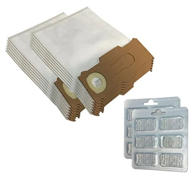 Imagen de SET 12 Microfibra Bolsas de aspiradora + Ambientadores Para Vorwerk Kobold VK 130, 131 SC, VK130, VK131