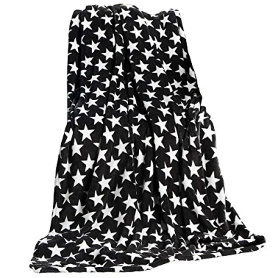 Imagen de CelinaTex Manta mullida XXL 200 x 220 cm, Color Negro