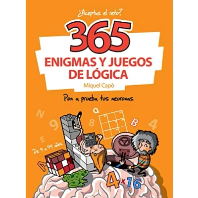 Imagen de 365 Enigmas y juegos de lógica: acertijos para niños niñas (No ficción ilustrados)