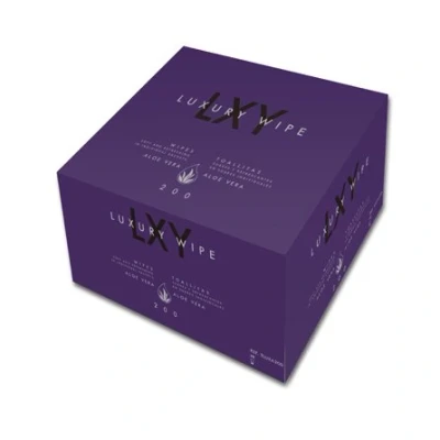 Imagen de HygieneShopping.Com Toallita de Aloe Vera Tejido Luxury Wipe (Caja 200 Toallitas)