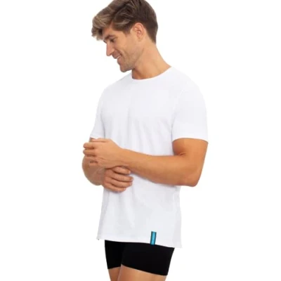 Imagen de DON ALGODON Pack 6 Camisetas Interiores Unisex 100% algodón Unidades Camisas por Color Camisa Interior Transpirable, Resistente, Suave, máxima Comodidad día y Noche