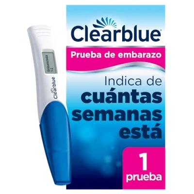 Imagen de Clearblue Prueba de embarazo digital con Indicador semanas, el test que indica cuántas semanas se está, 1