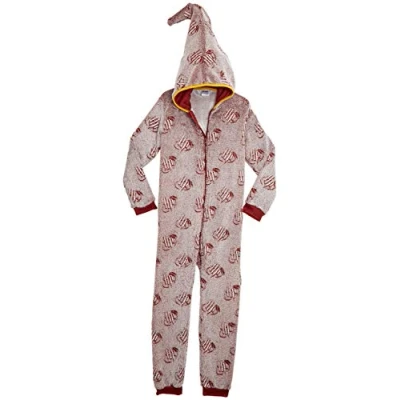 Imagen de Harry Potter Regalos, Pijama Niño Entero, Pijamas Niños de Una Pieza, Enteros Forro Polar, Regalos para y Niñas 7 14 Años (9 10 años, Granate)