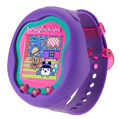 Imagen de Bandai Tamagotchi Uni Mascota Virtual, Morado, Multicolor 43352
