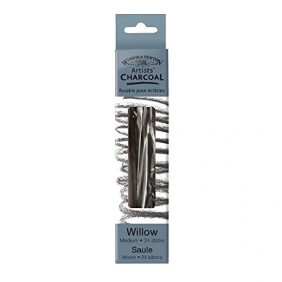 Imagen de Winsor &amp; Newton Carbón de Dibujo, Sauce, Gris, 24 stück (1er Pack)