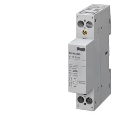 Imagen de Siemens 5TT58000 Contactor de instalación con 2NA, contacto para 230/400V AC 20 A, control 230 V