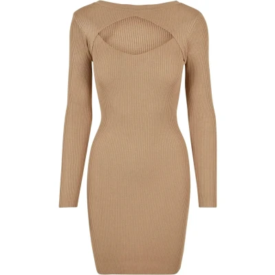 Imagen de Urban Classics CUT OUT Vestido de tubo, Mujer, Talla: Medium, Unionbeige