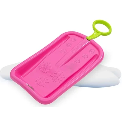 Imagen de JAMARA Snow Play Bob Arrow 74 cm Resistente al Impacto de plástico, asa sujeción, Peso máximo: 50 kg, construcción aerodinámica, Color Rosa (461133)