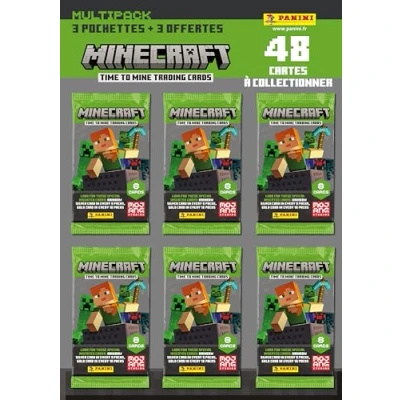 Imagen de Panini Minecraft 2 Trading Cards Pack 3 Bolsas compradas + Ofertas (004311SPEF)