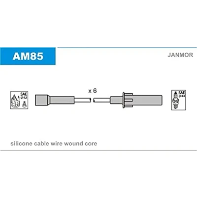 Imagen de JANMOR AM85 Juego de Cables Encendido JEEP: WRANGLER 3