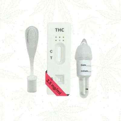 Imagen de EKNA THC prueba de saliva para policía 5 x rápida drogas 3,5 ng conducción, seguridad vial (5 unidades)