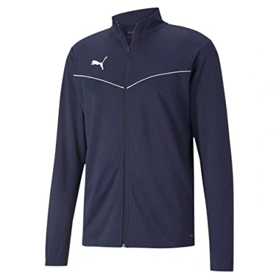 Imagen de Puma Teamrise Training Unisex Chaqueta de entrenamiento para niños, Talla: 152, Peacoat/puma white