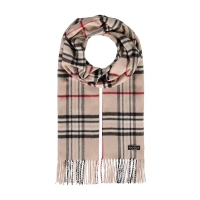 Imagen de FRAAS Cashmink Bufanda 35 x 200 cm Más suave que la cachemira Made in Germany a cuadros para señoras y caballeros Perfecta otoño e invierno