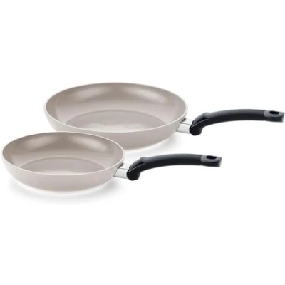 Imagen de Fissler Ceratal Classic Juego de Sartenes, 2 Piezas, Aluminio, con Revestimiento Cerámico (24 y 28 cm), Sartén Cerámica Antiadherente, Fabricada en Alemania, Inducción