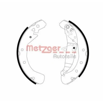 Imagen de METZGER MG 967 Zapatas de Freno Eje trasero 230 42 con palanca OPEL: Astra G Berlina, Combo C Tour, CC