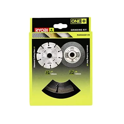 Imagen de RYOBI Kit 6 discos Amoladora diam. 125 mm 1 disco diamante + 5 de corte