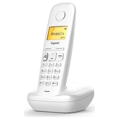 Imagen de Gigaset A270 Teléfono (Teléfono DECT, Terminal inalámbrico, Altavoz, 80 entradas, Identificador de llamadas, Blanco) [Versión Italia]
