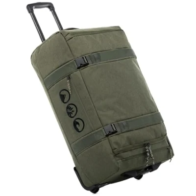 Imagen de SONS OF ALOHA Trolley Bolsa de Viaje con Ruedas Makai Práctica para Vacaciones y desplazamientos 68 cm, Verde