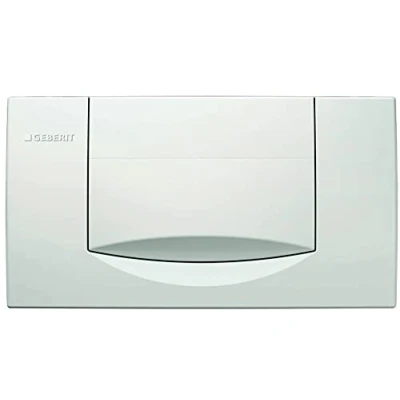 Imagen de Geberit 115.222.11.1 Pulsador 200F, Para Descarga Interrumpible, Blanco Brillante