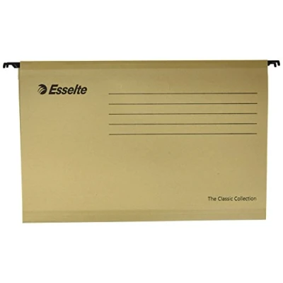 Imagen de Esselte Juego de 50 Carpetas Colgantes Reciclable Folio Alargado, 41 x 24 cm